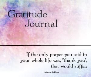 Gratitude Journal Optin image